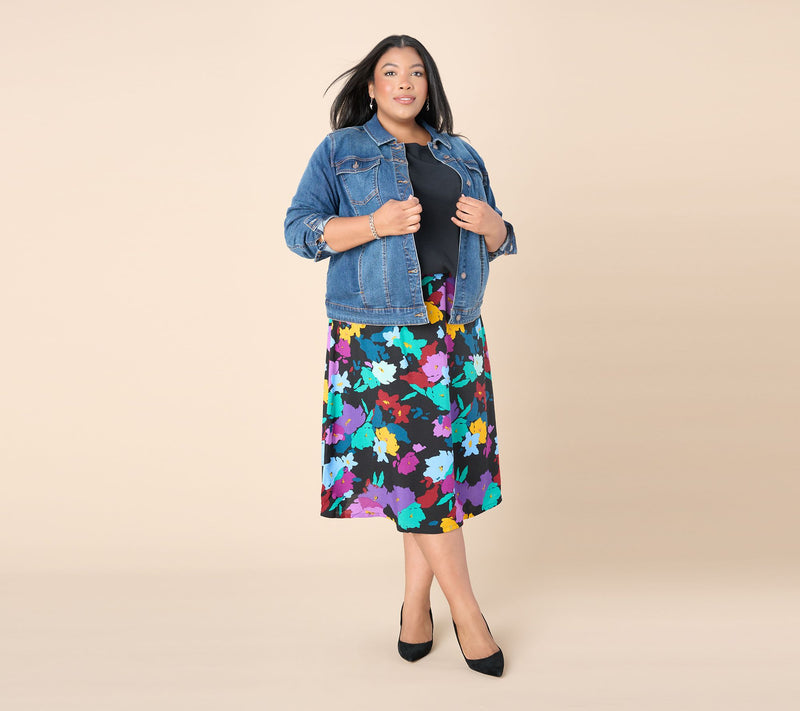AnyBody Classic Denim Jacket — View 21