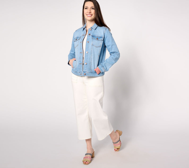 AnyBody Classic Denim Jacket — View 19