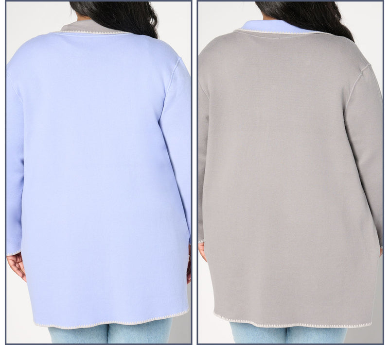 NIC+ZOE Cool Night Knit Jacket — View 2