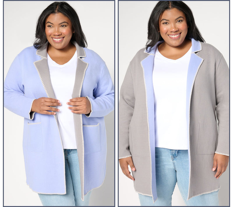 NIC+ZOE Cool Night Knit Jacket — Main view