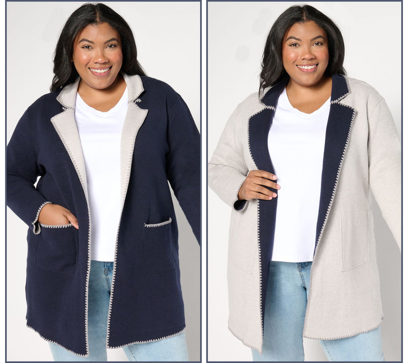 NIC+ZOE Cool Night Knit Jacket — View 12
