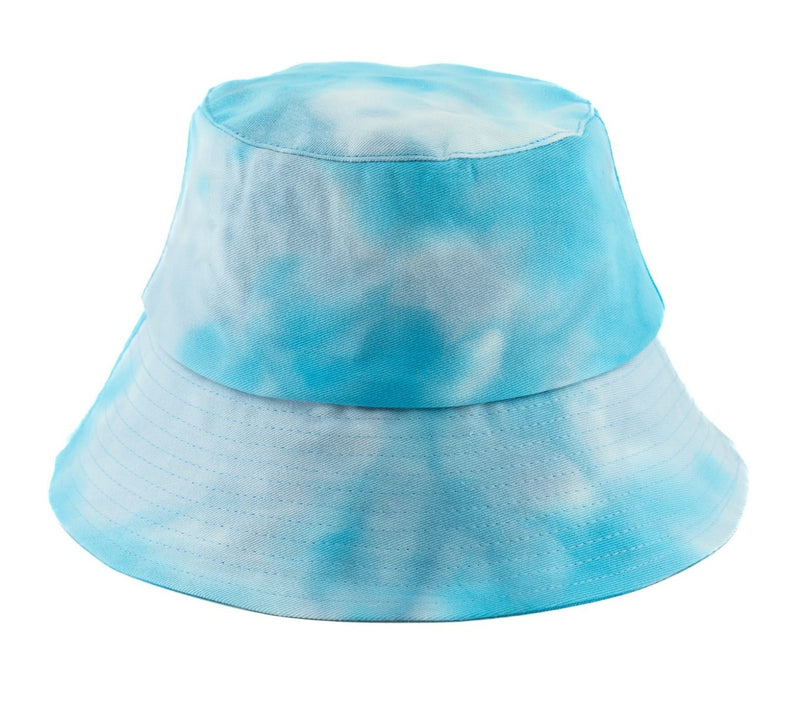 Sprigs  Tie Dye Bucket hat w/ Adjustable RibbonTie — Main view