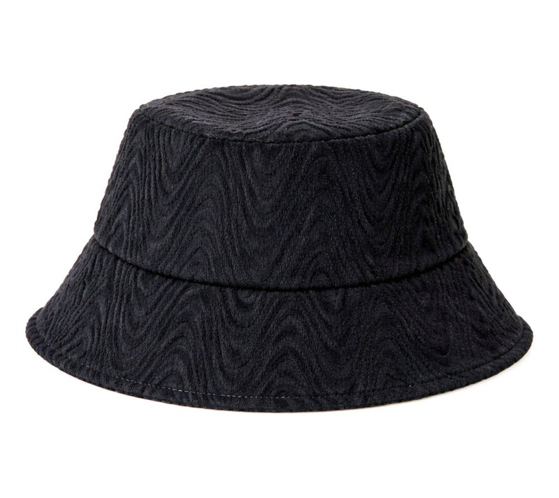 Sprigs Textured Terrycloth Bucket Hat w/ Adjustable Ribbon Tie — View 6