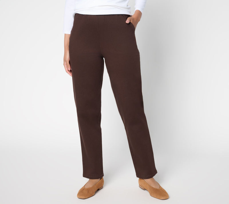 Denim & Co. Original Waist Stretch Regular Side Pocket Pants — View 33