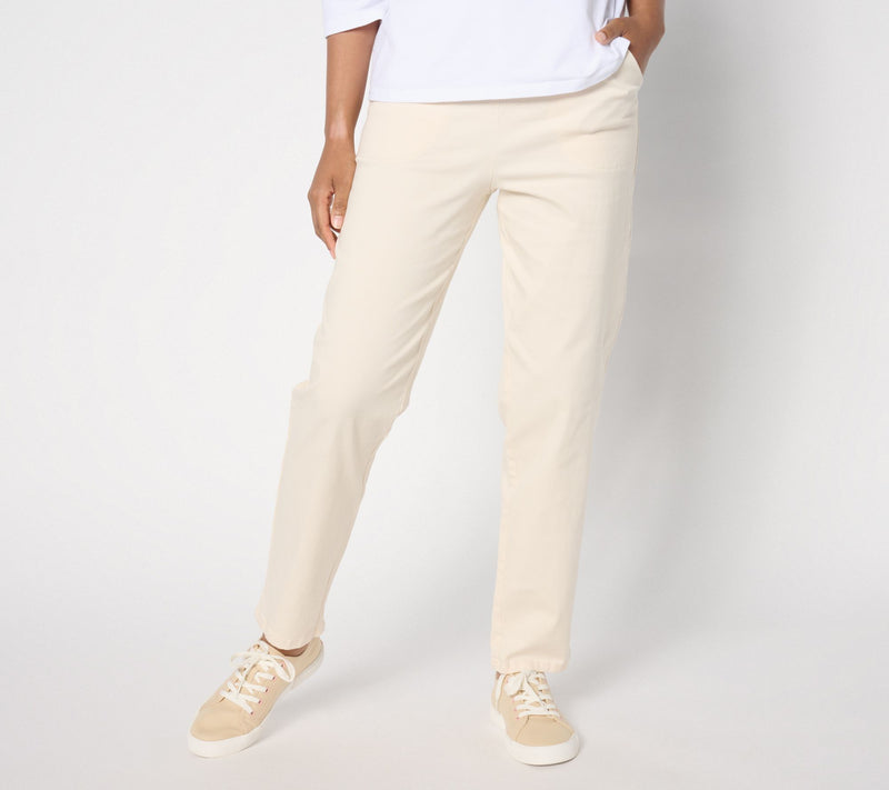 Denim & Co. Original Waist Stretch Regular Side Pocket Pants — View 22