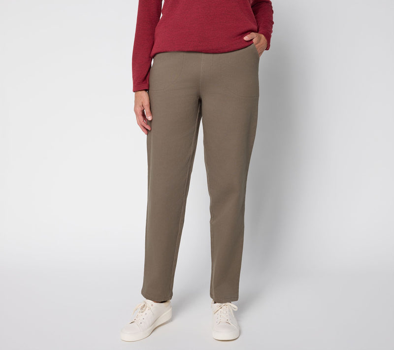 Denim & Co. Original Waist Stretch Petite Side Pocket Pants — View 41