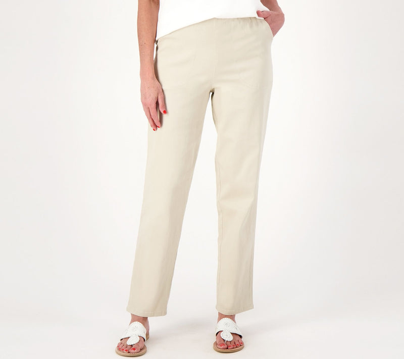 Denim & Co. Original Waist Stretch Tall Side Pocket Pant - Core — View 7