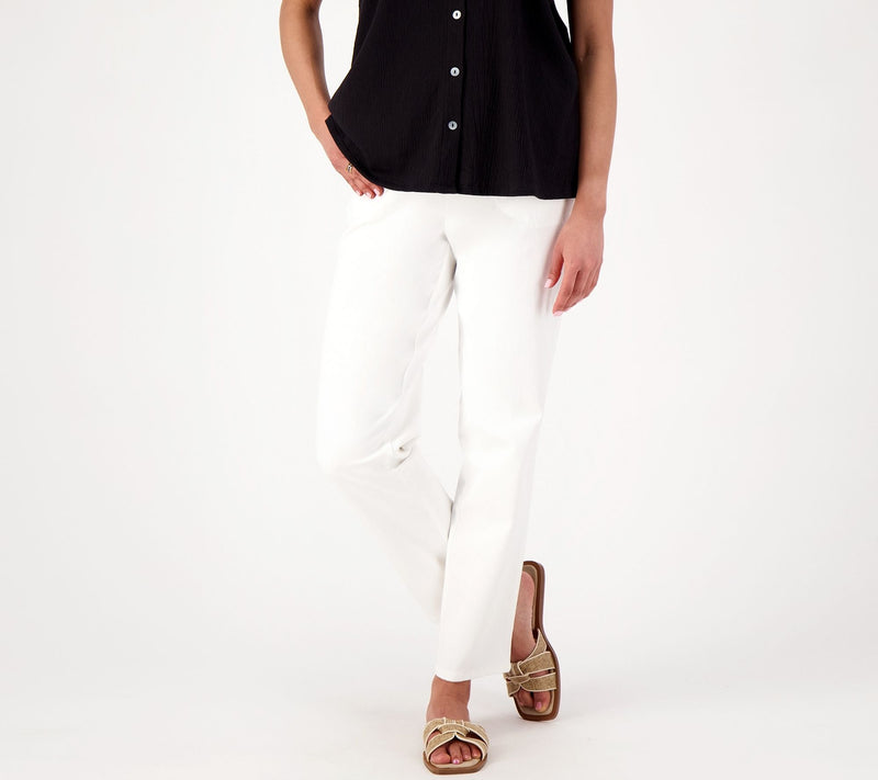 Denim & Co. Original Waist Stretch Tall Side Pocket Pant - Core — View 11