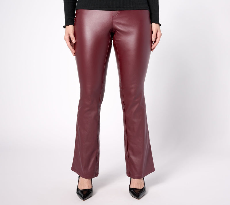 Jingle Belles by Kim Gravel Rebelleious Coated Tall Flare Pant — View 5