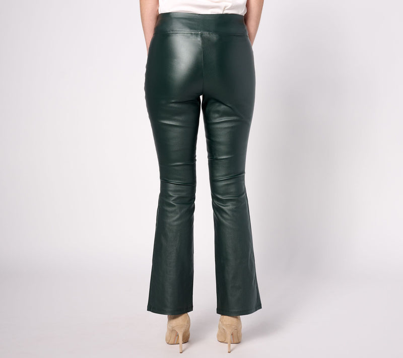 Jingle Belles by Kim Gravel Rebelleious Coated Tall Flare Pant — View 10