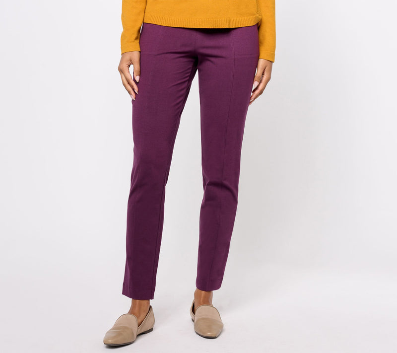 Denim & Co. Duo Stretch Regular Any Day Slim Straight Pant — View 9