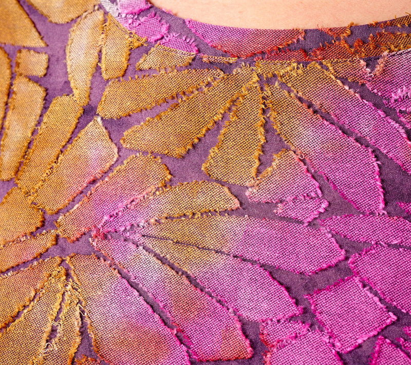 LOGO by Lori Goldstein Scoopneck Clipped Jacquard Top — View 4