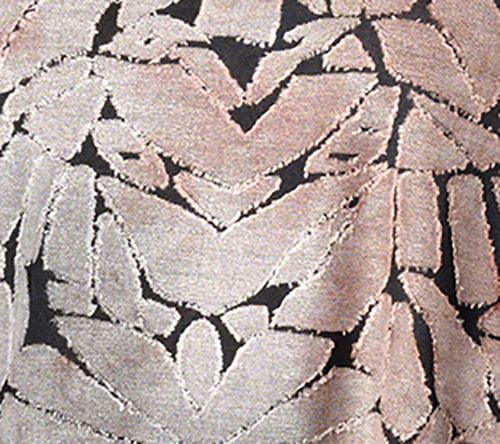 LOGO by Lori Goldstein Scoopneck Clipped Jacquard Top — View 5