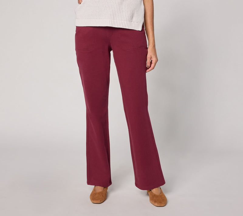 Quacker Factory DreamJeannes Flat Waistband Bootcut Jeans — View 13