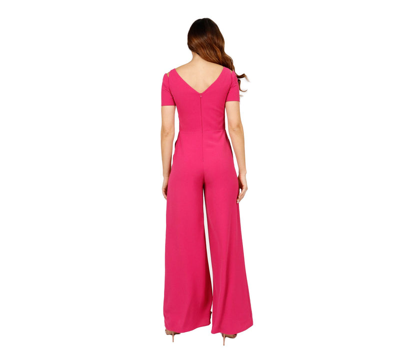Rene Ruiz Collection Short Sleeve Strap Jumpsui — View 6