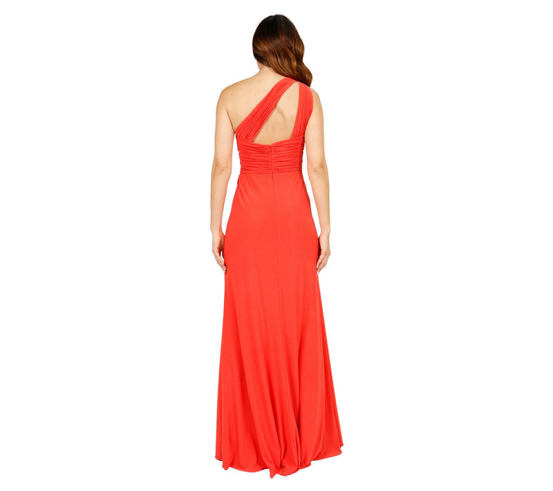 Rene Ruiz Collection One Shoulder Long Dress — View 6