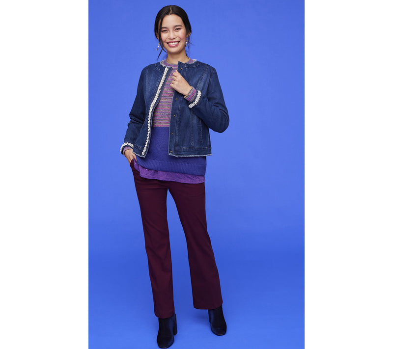 LOGO by Lori Goldstein Regular AnyWEAR Stretch Trouser — View 8
