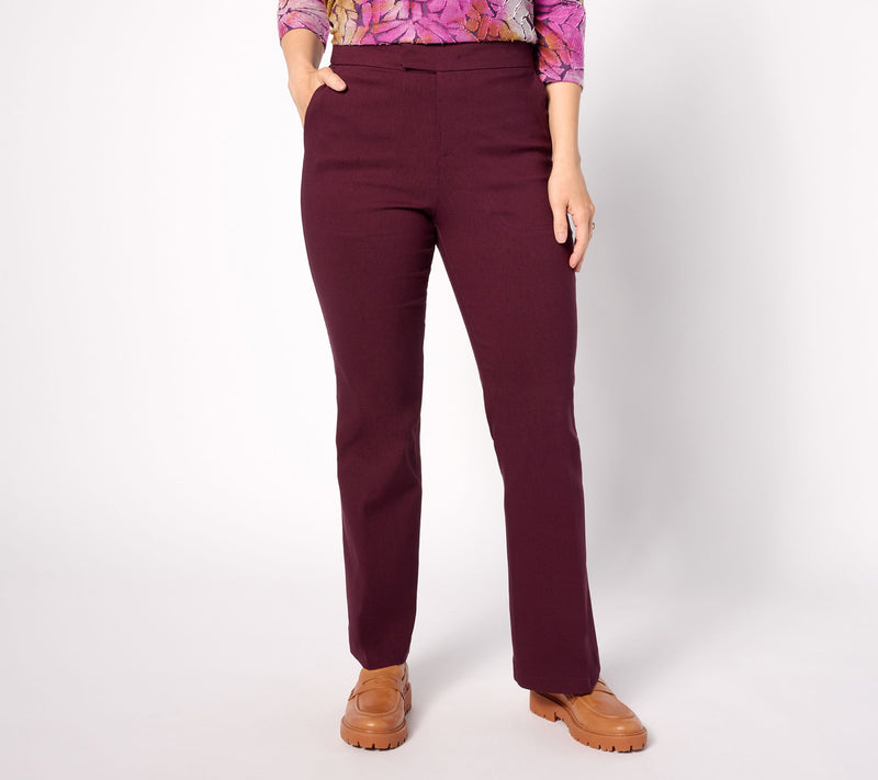 LOGO by Lori Goldstein Regular AnyWEAR Stretch Trouser — View 7