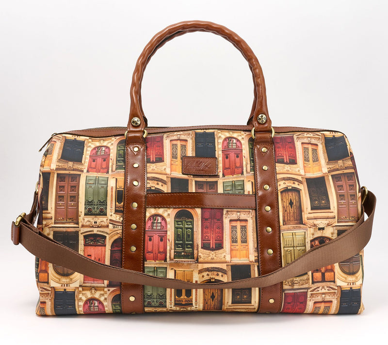 Patricia Nash Coated Canvas Milano Weekender — View 6