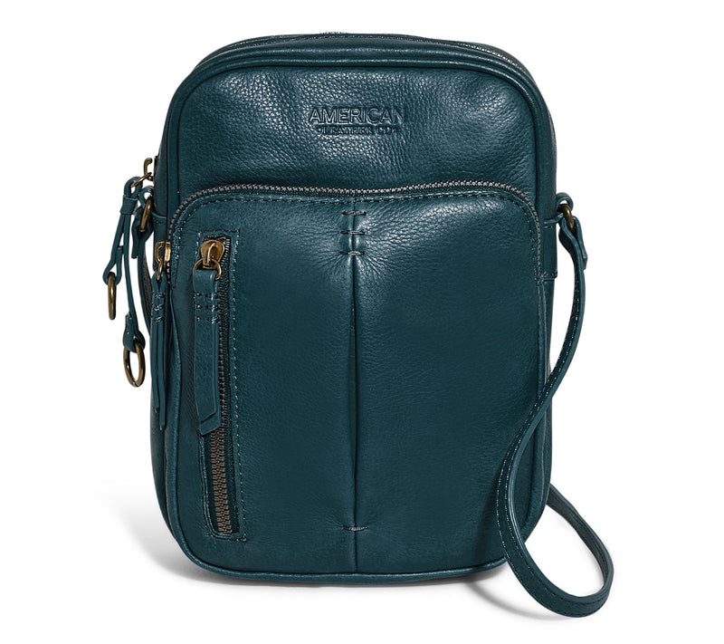 American Leather Co. Cleveland North/South Large Crossbody — View 20