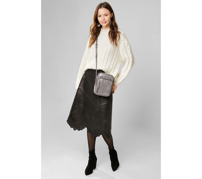 American Leather Co. Cleveland North/South Large Crossbody — View 46