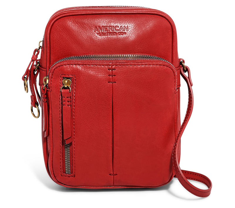 American Leather Co. Cleveland North/South Large Crossbody — View 13