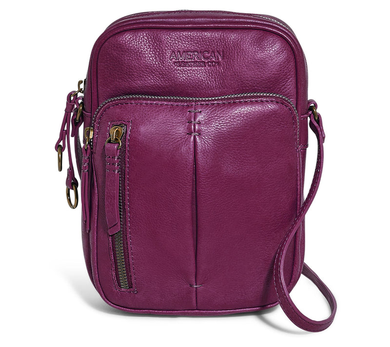 American Leather Co. Cleveland North/South Large Crossbody — View 21