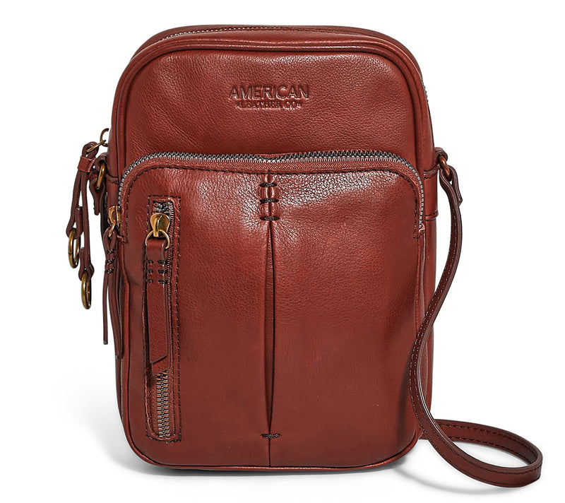 American Leather Co. Cleveland North/South Large Crossbody — View 15