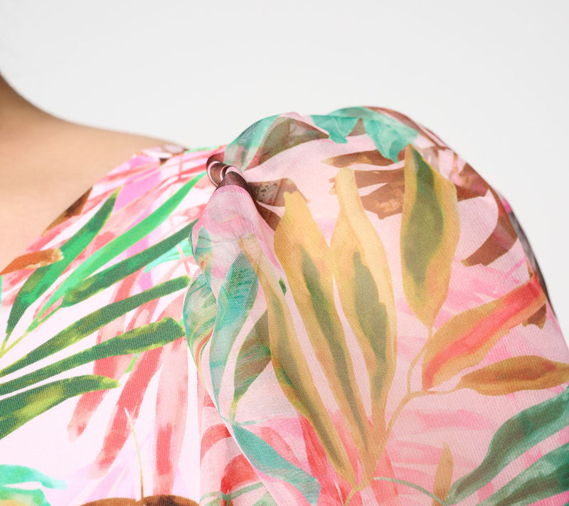 Kim Gravel x Swimsuits For All Chiffon Sleeve One-Piece — View 9