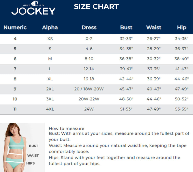 Jockey Supersoft Breathe 6-Pack Brief Panties — View 8
