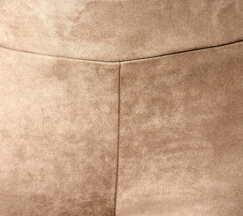 NYDJ Suede Pull On Basic Leggings -Saddlewood — View 6