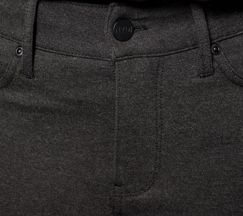 NYDJ Marilyn Straight_Ponte Pants-Charcoal Heather — View 8