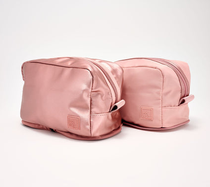 IHKWIP Set of 2 Packable Cosmetic Cases
