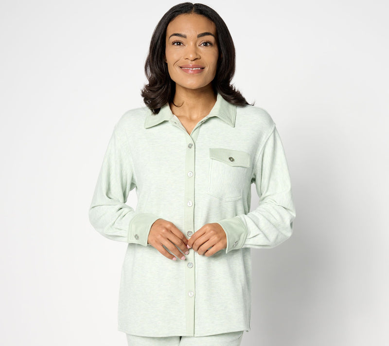 Isaac Mizrahi Live! Soho Relaxed Shirt Jacket w/ Pockets — View 11