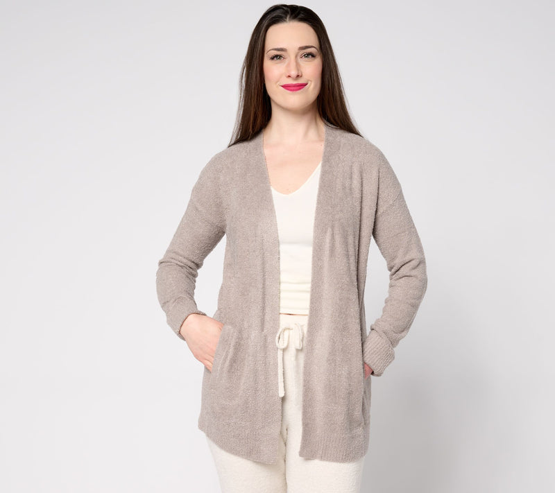 Barefoot Dreams CozyChic Lite Ribbed Cuff Coastline Cardigan — View 2