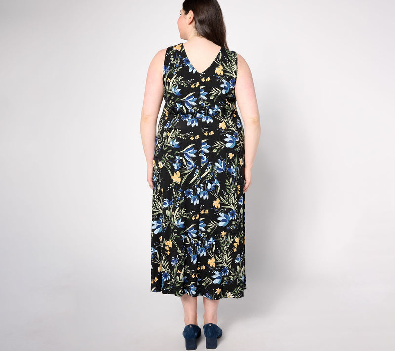 Coldwater Creek Bella Flora Knit Maxi Dress — View 2