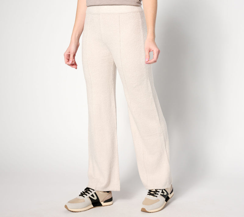 Barefoot Dreams Regular CozyChic Lite Wide-Leg Seamed Pant — View 3