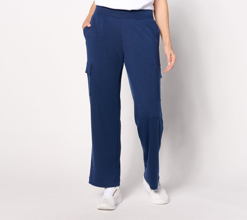 Cuddl Duds Lightweight Comfort Cargo Lounge Pant — View 4