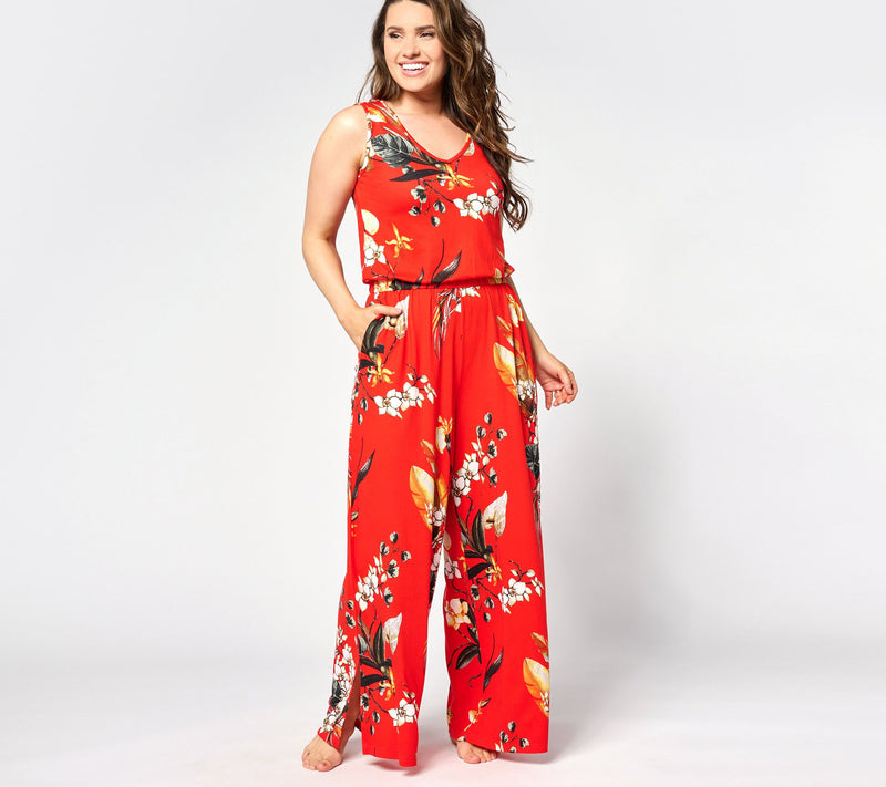 Bumblebella by Jill Martin Tall Dreamy Jersey Wide-Leg Jumpsuit — View 11