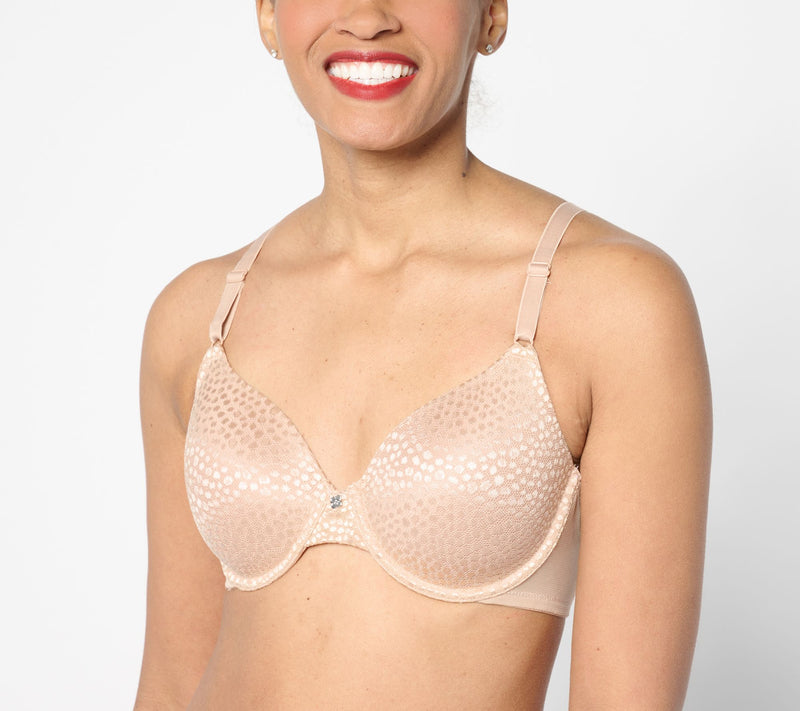 Breezies Diamond Shimmer Underwire T-Shirt Bra — View 5