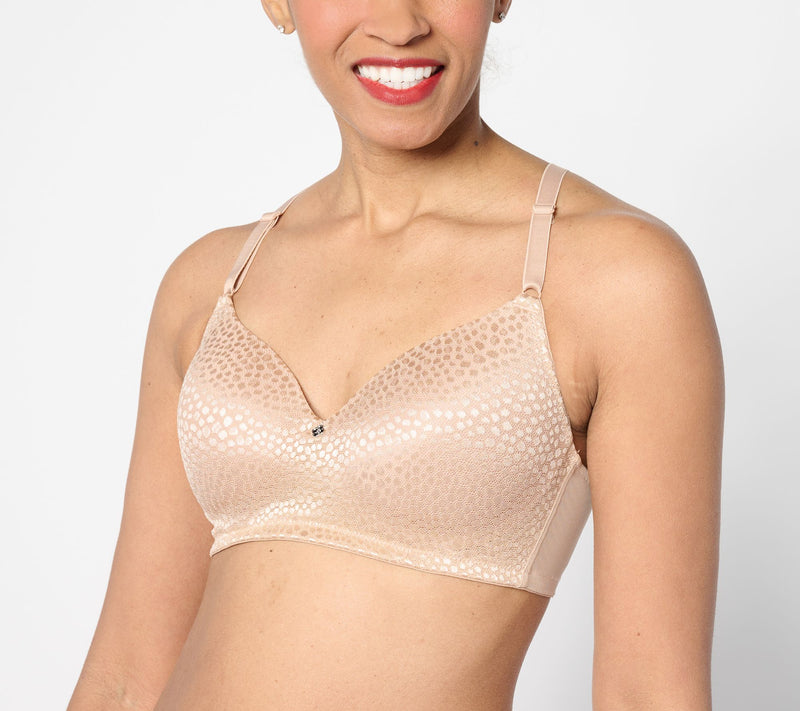 Breezies Diamond Shimmer Wirefree T-Shirt Bra — View 5