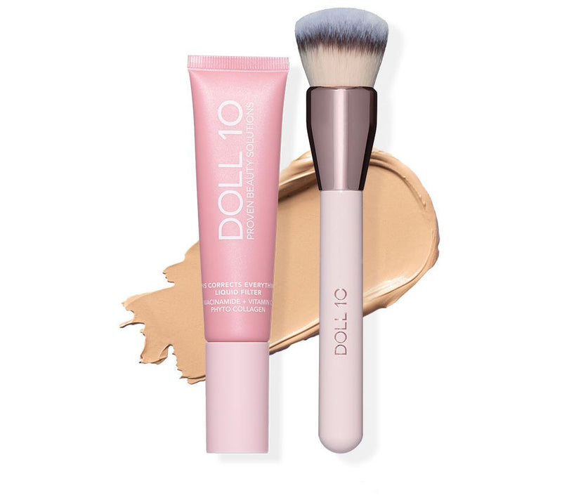Doll 10 TCE Liquid Filter Foundation with Brush — View 7