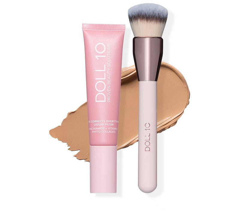 Doll 10 TCE Liquid Filter Foundation with Brush — View 11