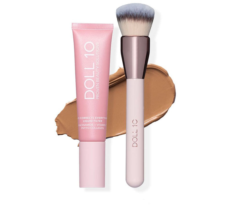 Doll 10 TCE Liquid Filter Foundation with Brush — View 15