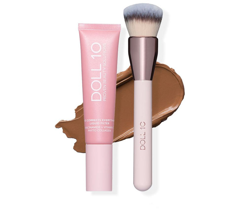 Doll 10 TCE Liquid Filter Foundation with Brush — View 17