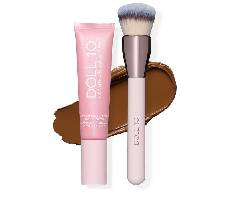 Doll 10 TCE Liquid Filter Foundation with Brush — View 19