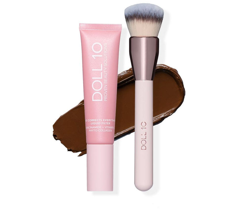 Doll 10 TCE Liquid Filter Foundation with Brush — View 21
