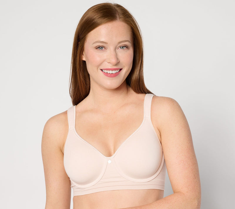 Breezies Comfort Breeze Seamless Underwire T-Shirt Bra — View 5
