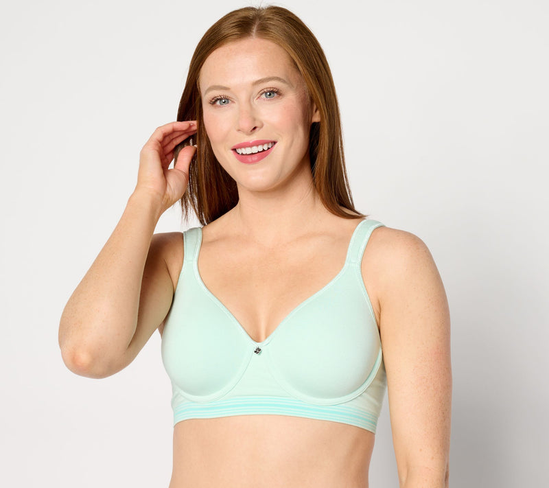 Breezies Comfort Breeze Seamless Underwire T-Shirt Bra — View 9