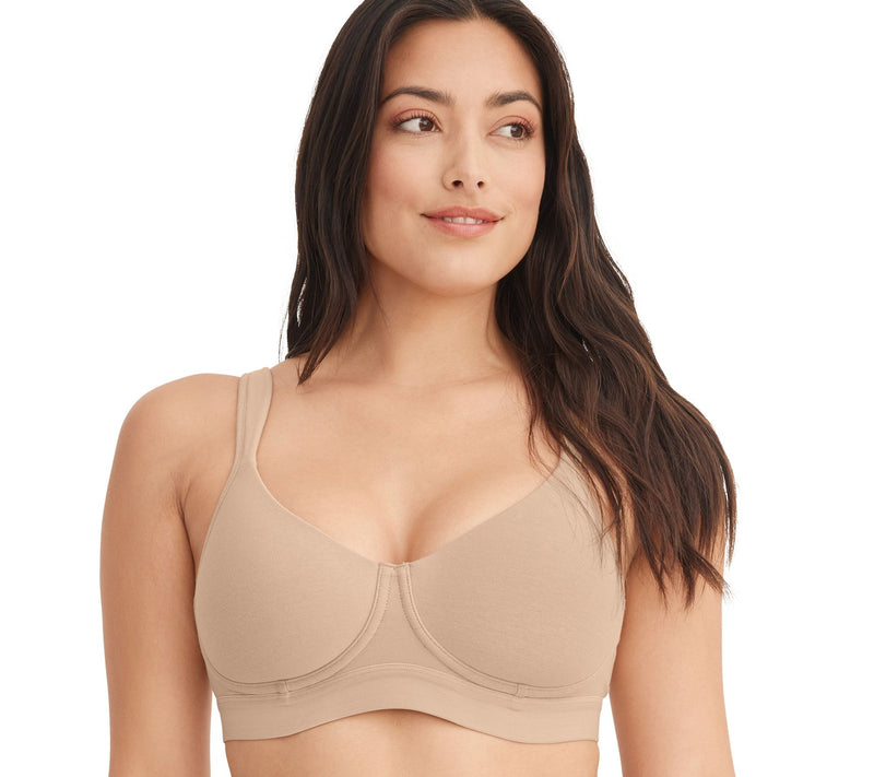 Jockey Cooling Cotton Full Coverage Lined Wirefree Bra — View 9
